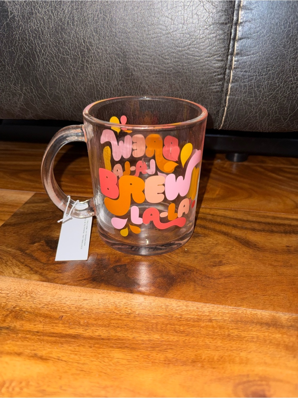 Brew La-La Colorful Glass Coffee Mug